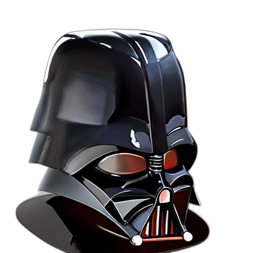 mask, hat, concept art, photorealistic, 3d render, comic book art, darth, vader transparent PNG cut-out