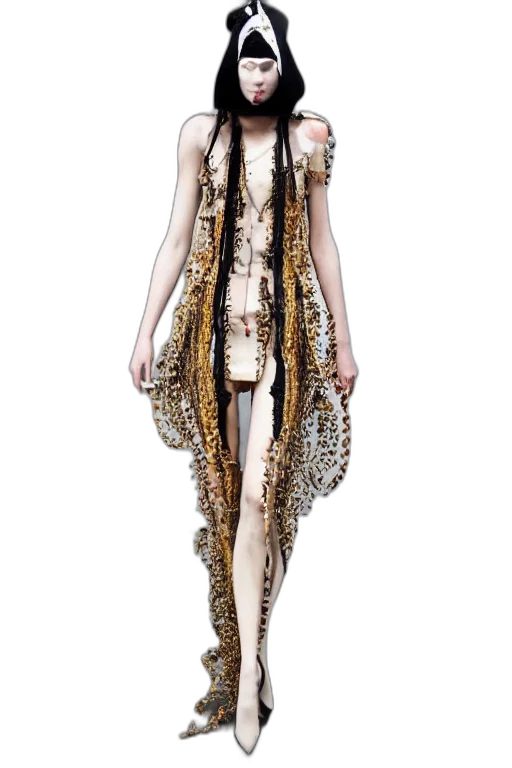 dress, jewelry, jacket, concept art transparent PNG cut-out