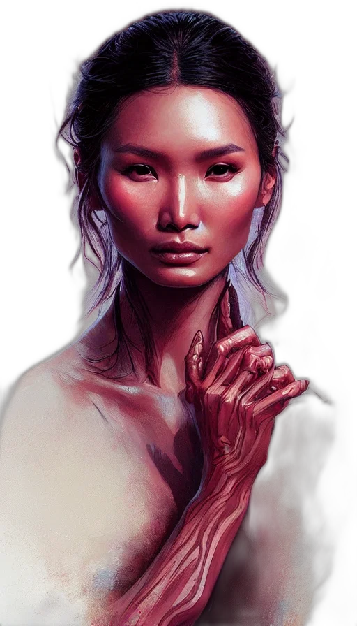 face, mask, jewelry, fantasy art transparent PNG cut-out