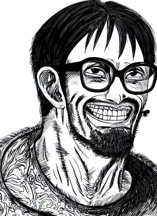 face, cartoon, comic book art, anime transparent PNG cut-out