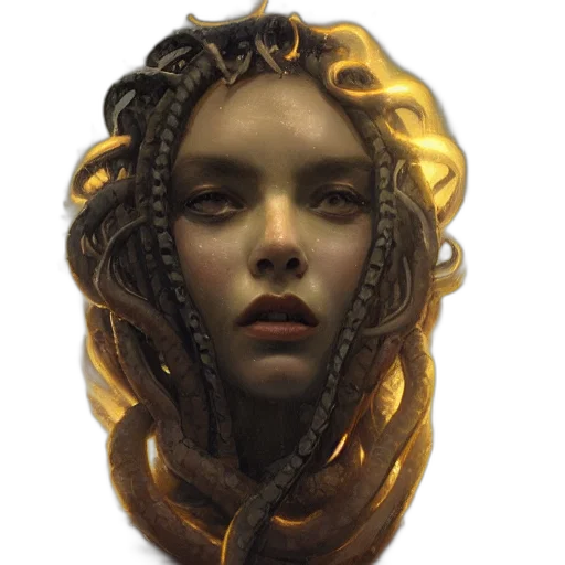 face, hair, mask, crown transparent PNG cut-out