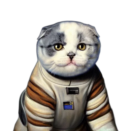 animal, robot, jacket, staff transparent PNG cut-out