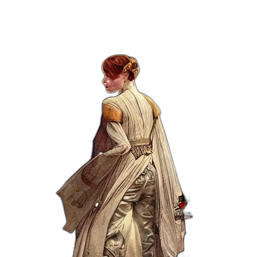 dress, staff, jacket, sword transparent PNG cut-out