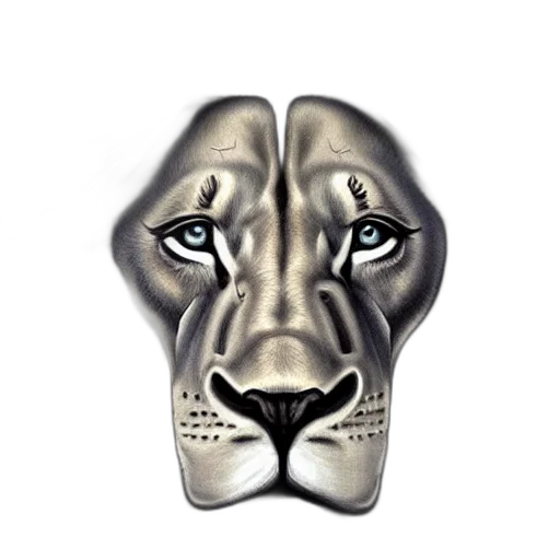 mask, face, jewelry, animal, photorealistic, 3d render, fantasy art, concept art transparent PNG cut-out