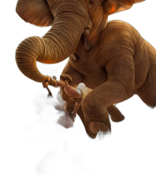 animal, creature, staff, dragon transparent PNG cut-out