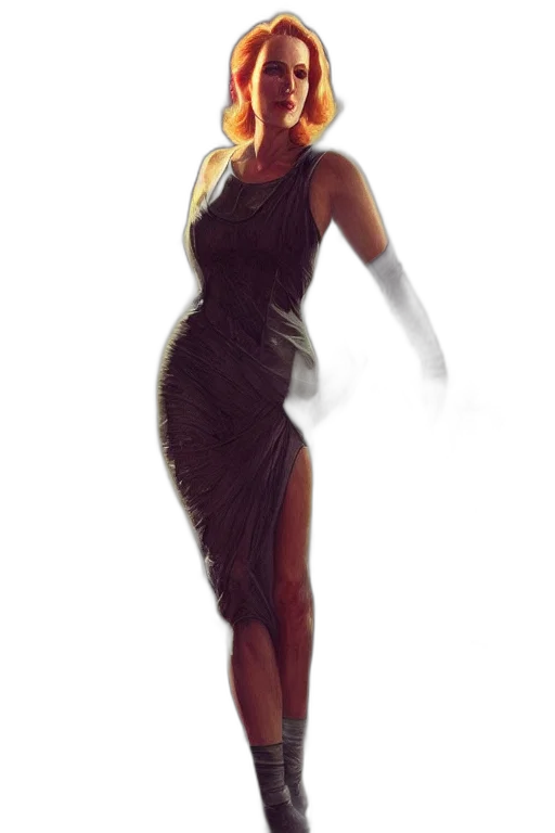 dress, staff, concept art, 3d render transparent PNG cut-out