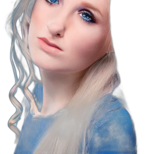 face, hair, dragon, dress, photorealistic, fantasy art, 3d render, oil painting transparent PNG cut-out