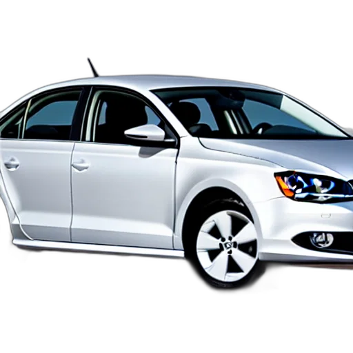 car, photorealistic, 3d render, jetta transparent PNG cut-out