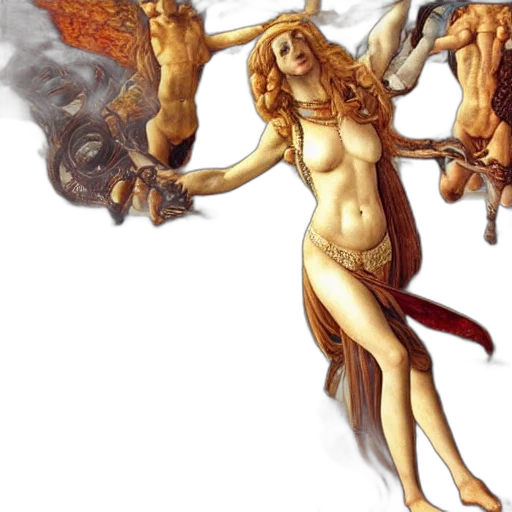 concept art, fantasy art, photorealistic, fire transparent PNG cut-out