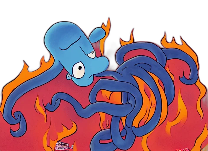 creature, dragon, robot, comic book art, concept art, cartoon, fantasy art, fire transparent PNG cut-out