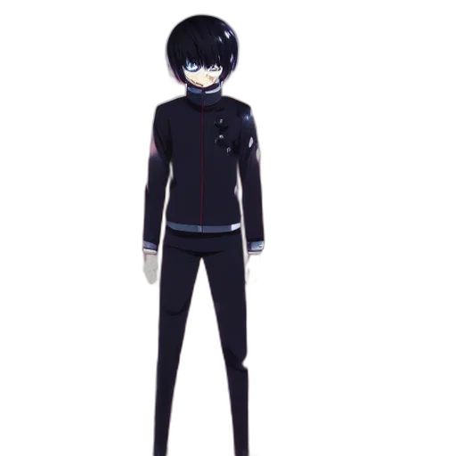 jacket, staff, mask, robot transparent PNG cut-out