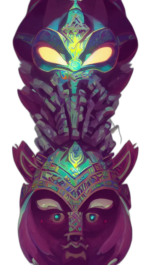 mask, crown, face, creature transparent PNG cut-out