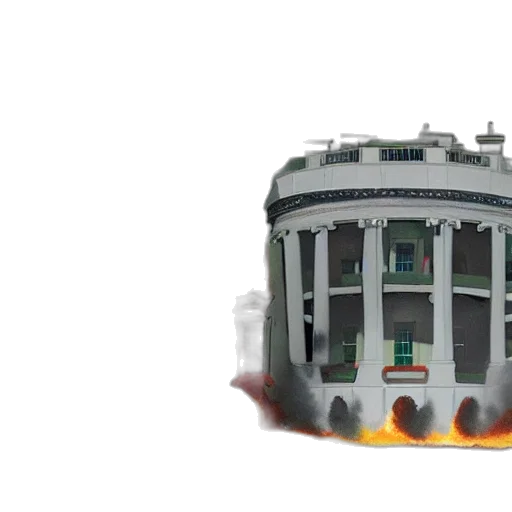building, concept art, 3d render, pixel art transparent PNG cut-out