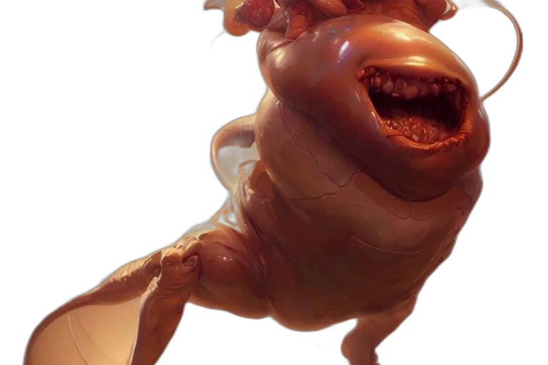creature, food, dragon, animal, concept art, photorealistic, 3d render, fantasy art transparent PNG cut-out