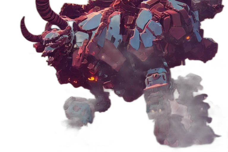 dragon, creature, animal, robot, concept art, fantasy art, pixel art, comic book art transparent PNG cut-out