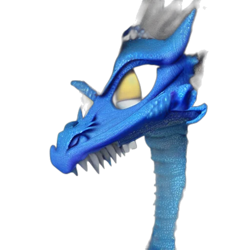 dragon, creature, staff, animal transparent PNG cut-out