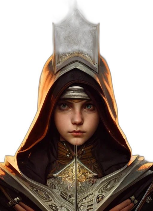 face, staff, sword, crown, fantasy art, concept art, photorealistic, comic book art transparent PNG cut-out