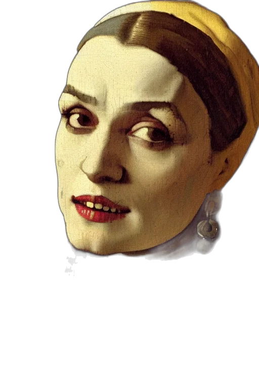 face, mask, crown, robot transparent PNG cut-out