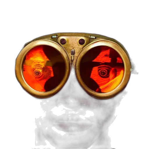 mask, face, hat, robot, concept art, 3d render, comic book art, photorealistic transparent PNG cut-out