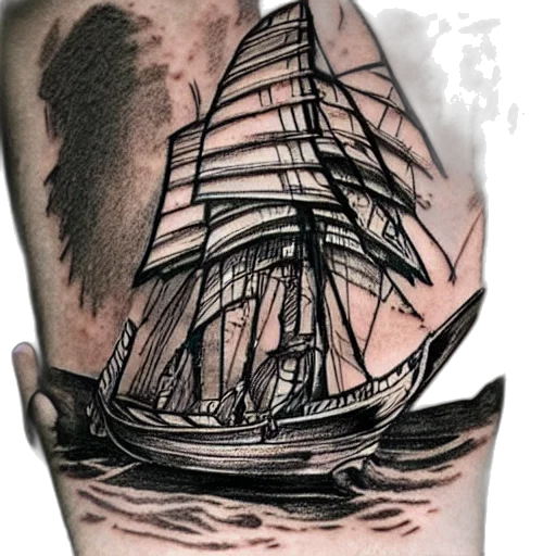 photorealistic, concept art, watercolor, fantasy art, realism, tattoo, design, sketch transparent PNG cut-out