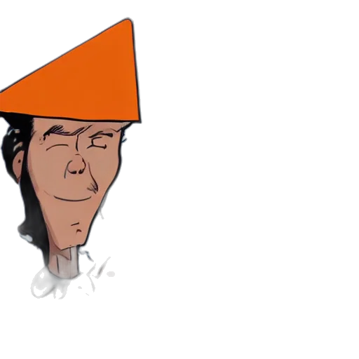 hat, umbrella, crown, face transparent PNG cut-out