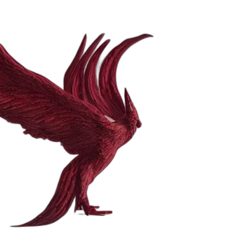 dragon, animal, creature, hair, concept art, 3d render, fantasy art, photorealistic transparent PNG cut-out