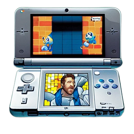 pixel art, concept art, 3d render, blue transparent PNG cut-out