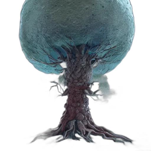 tree, crown, hair, creature transparent PNG cut-out