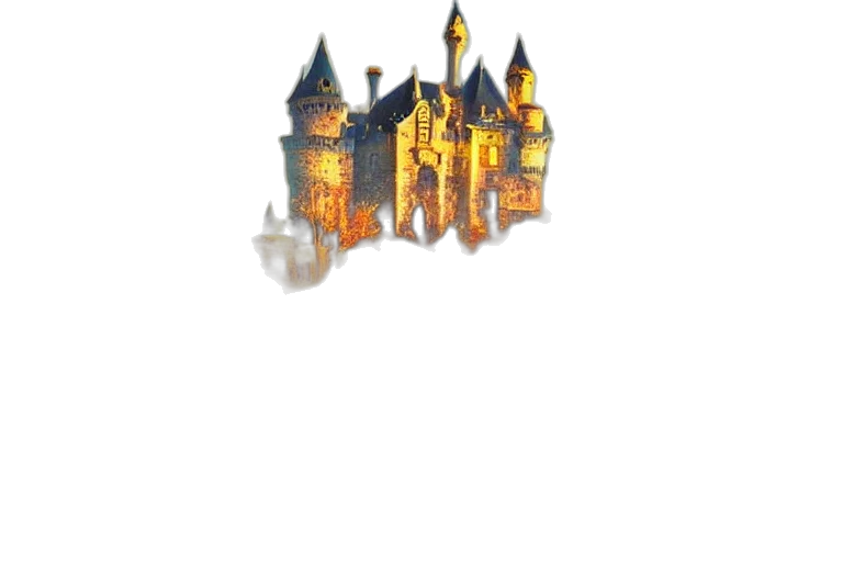 crown, building, staff, pixel art, concept art, fantasy art, watercolor, fog transparent PNG cut-out