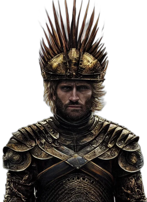 crown, sword, hat, face transparent PNG cut-out