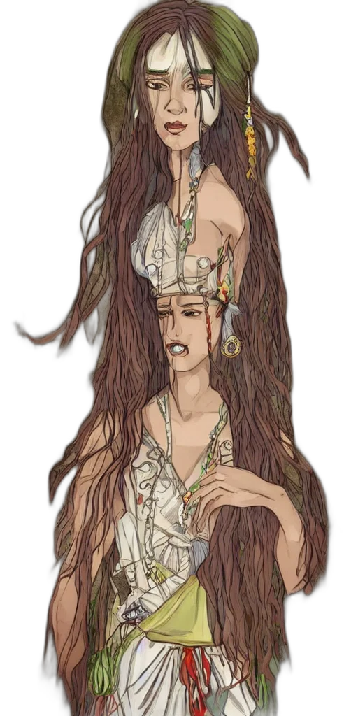 dress, jewelry, crown, hair transparent PNG cut-out