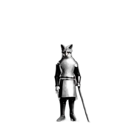 staff, animal, sword, robot transparent PNG cut-out