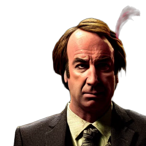 face, staff, mask, hat, photorealistic, fire, saul, goodman transparent PNG cut-out