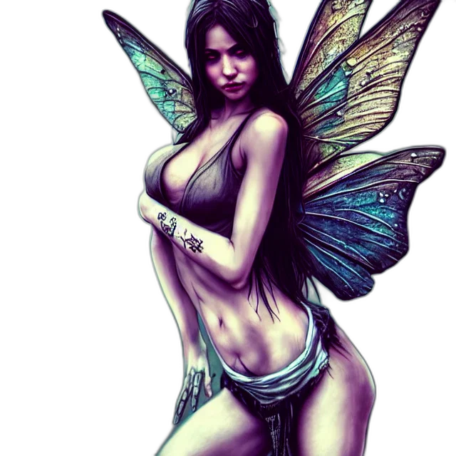 fantasy art, comic book art, concept art, pixel art, pastel, green, full, body transparent PNG cut-out