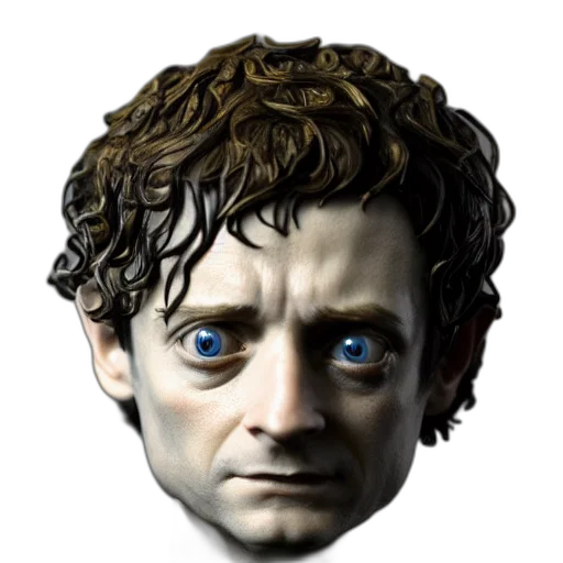 face, mask, staff, photorealistic transparent PNG cut-out