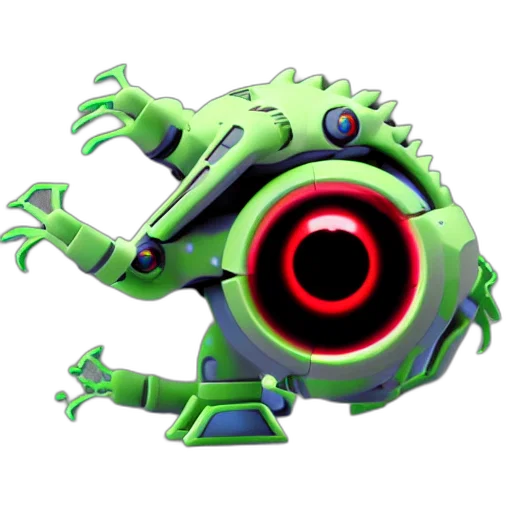 robot, creature, weapon, mask transparent PNG cut-out