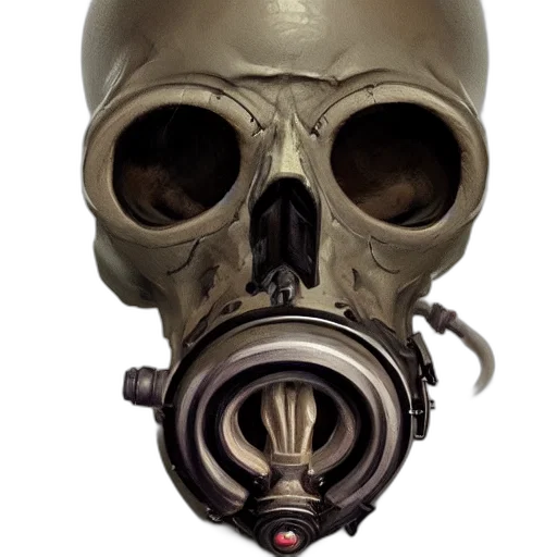 mask, face, weapon, concept art transparent PNG cut-out