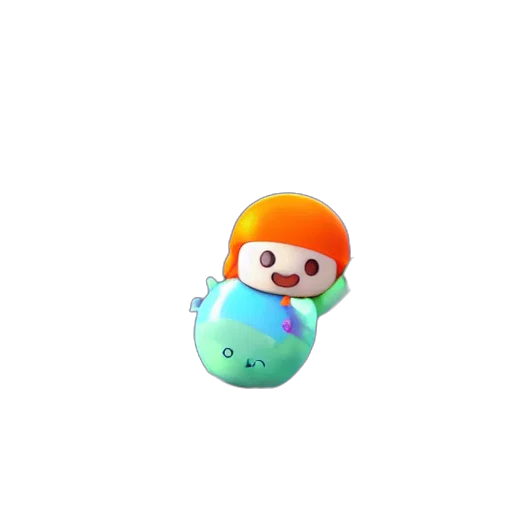 creature, staff, animal, robot, 3d render, concept art, pixel art, vaporwave transparent PNG cut-out
