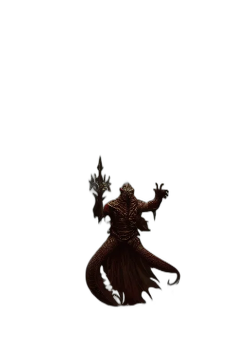 dragon, creature, staff, animal, concept art, fantasy art, 3d render, pixel art transparent PNG cut-out