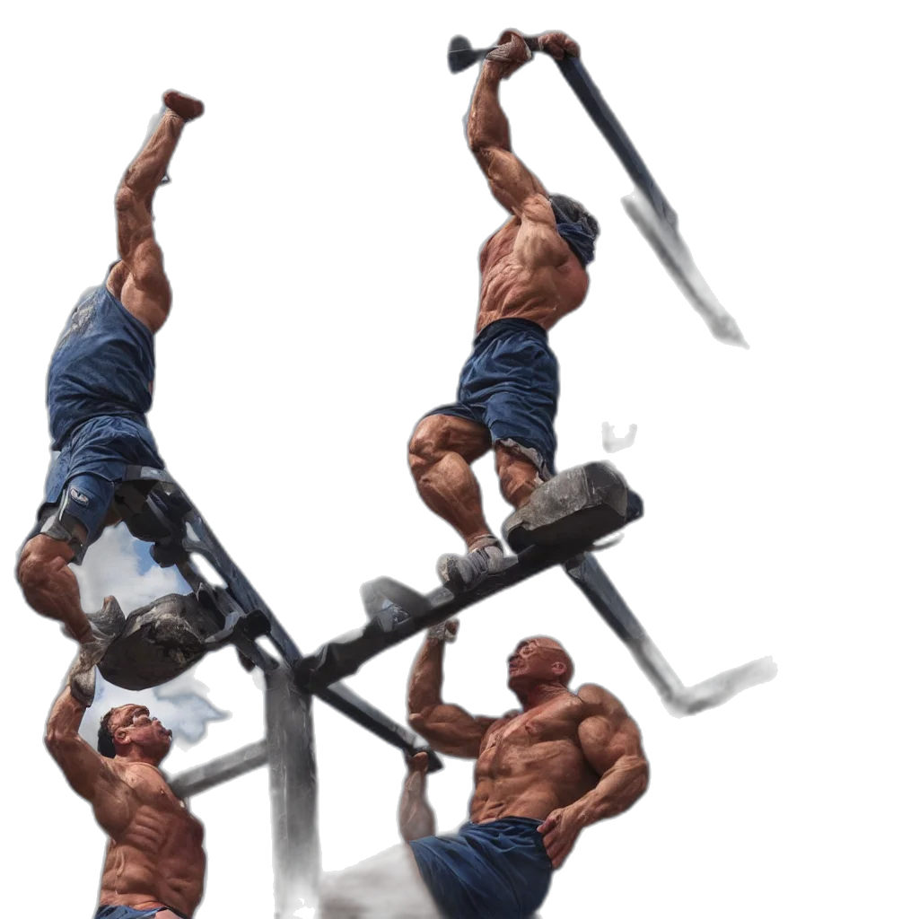 staff, sword, concept art, ultra, strong, man, lifting, tank transparent PNG cut-out