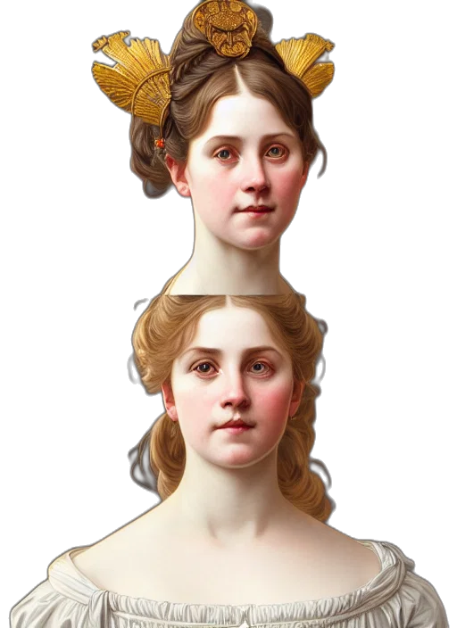 crown, face, hat, mask, photorealistic, concept art, oil painting, fantasy art transparent PNG cut-out