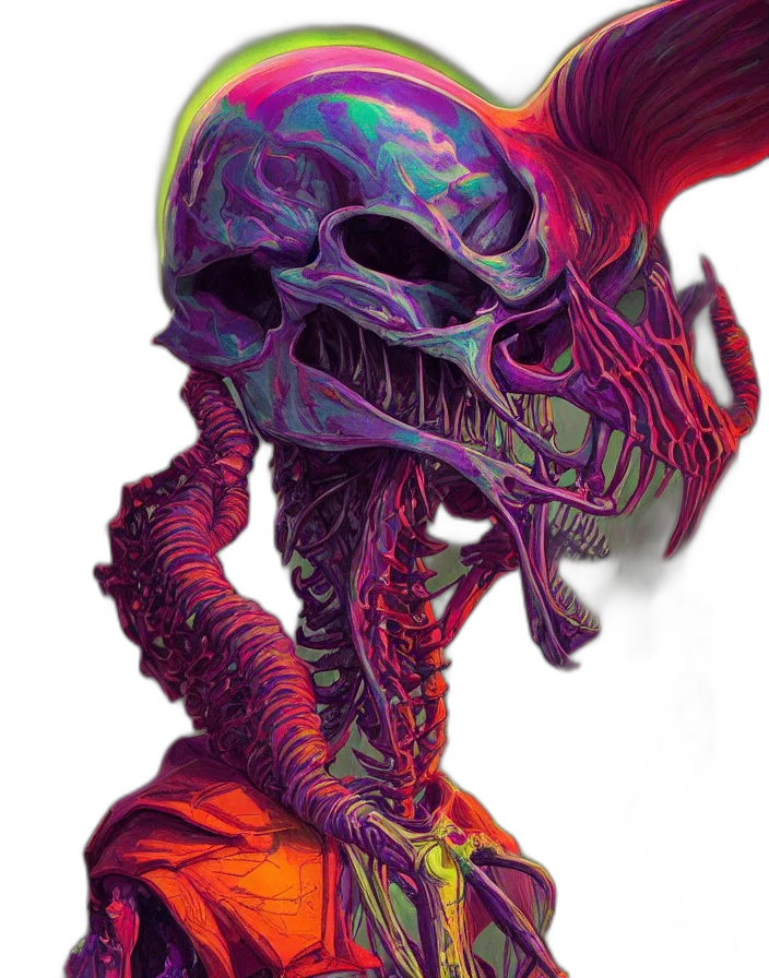 creature, mask, dragon, face transparent PNG cut-out