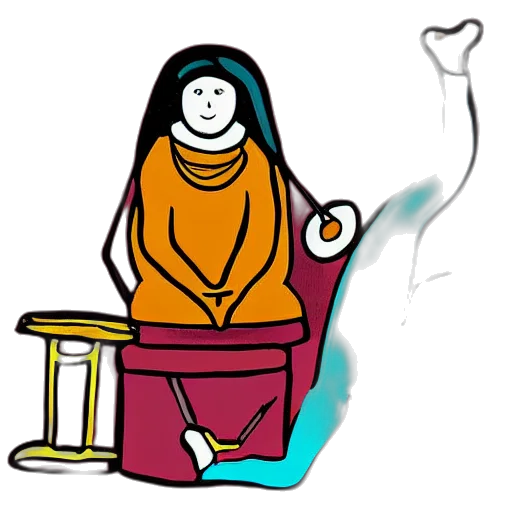 staff, jewelry, concept art, cartoon, fantasy art, fire, babushka, playing transparent PNG cut-out