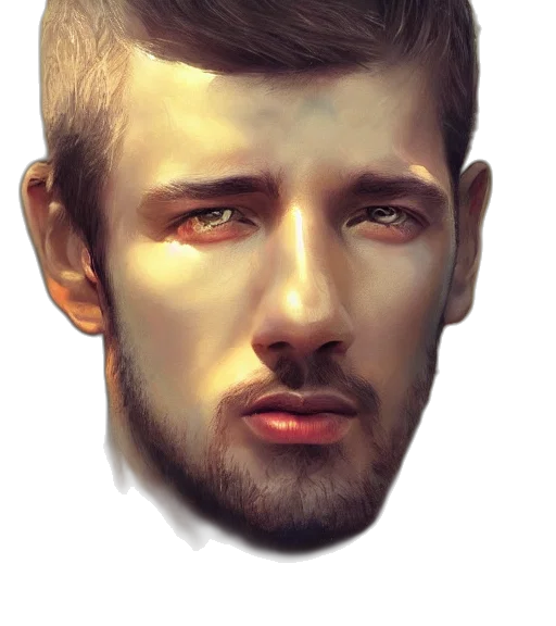 face, mask, creature, photorealistic, oil painting, watercolor, concept art, king transparent PNG cut-out