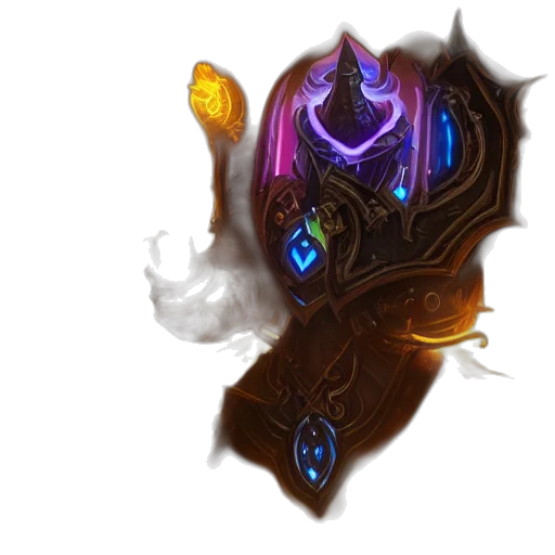 staff, weapon, mask, crown transparent PNG cut-out