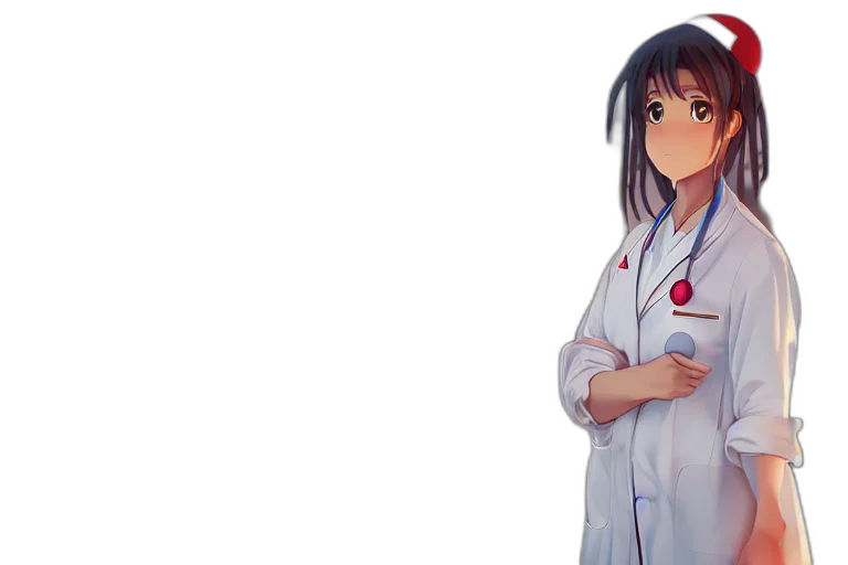 dress, robot, staff, weapon transparent PNG cut-out
