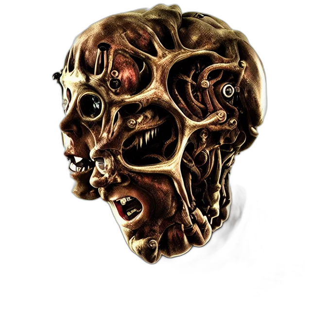 mask, face, robot, creature transparent PNG cut-out