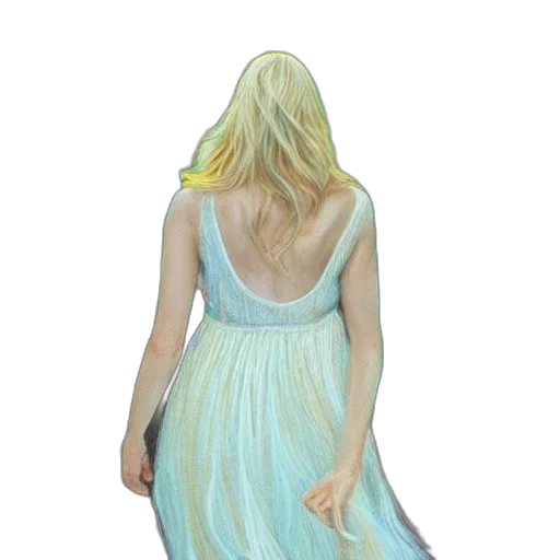 dress, hair, 3d render, photorealistic, oil painting, concept art, underwater, pastel transparent PNG cut-out