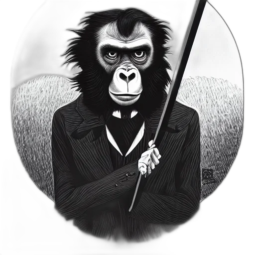 staff, animal, jacket, mask transparent PNG cut-out