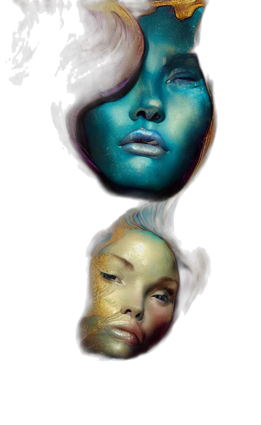 mask, face, photorealistic, fantasy art transparent PNG cut-out